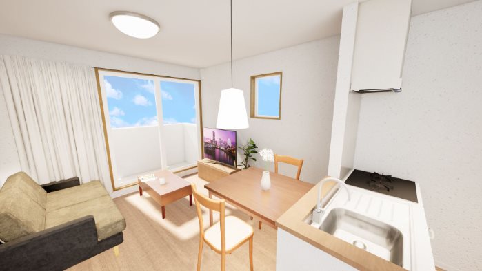 居室・リビング　※同型物件参考写真