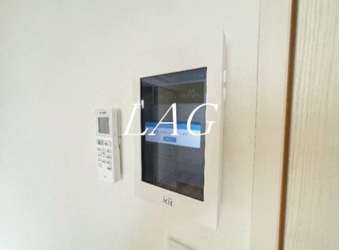 セキュリティ　モニター付きインターフォンです。