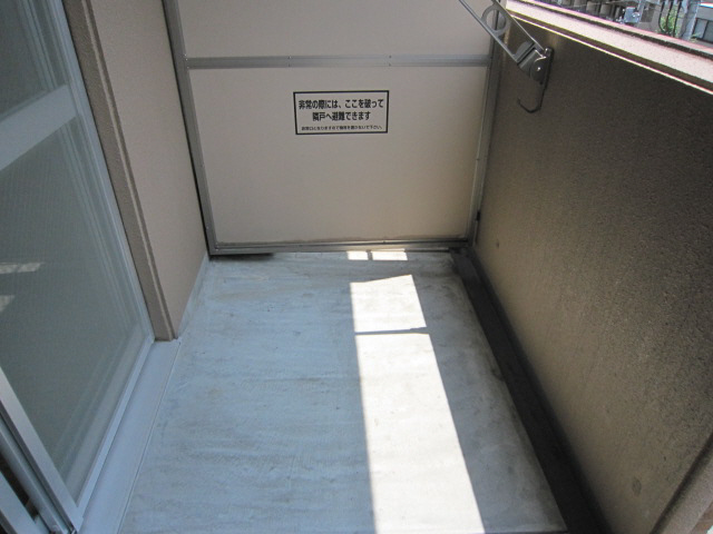 バルコニー　落ち着いた時間を過ごせるバルコニーです