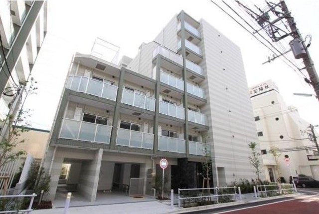 建物外観　外観タイル張り