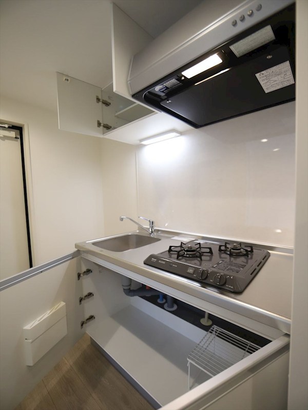 キッチン　システムキッチン（ガス2口コンロ付）　同仕様写真