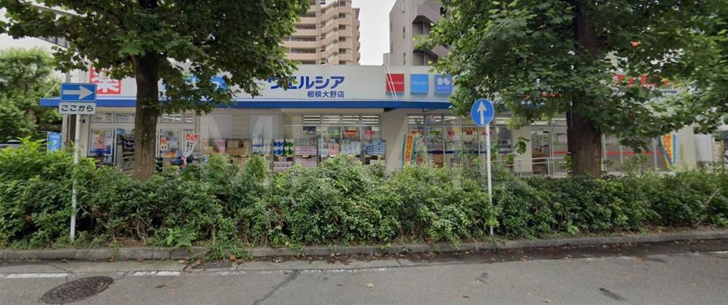 ドラックストア　ウエルシア相模大野店（ドラッグストア）まで290m