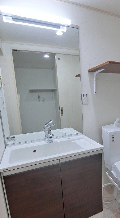 洗面設備　必須条件に多い独立洗面台