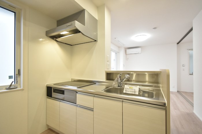 キッチン　IHコンロ付きシステム対面キッチン