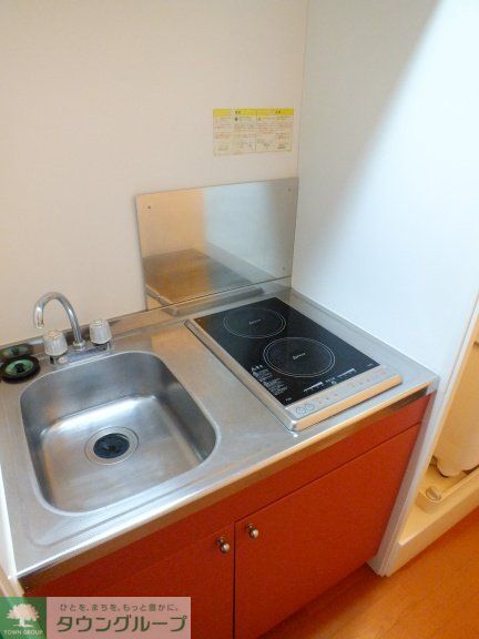 キッチン　2口電気コンロ