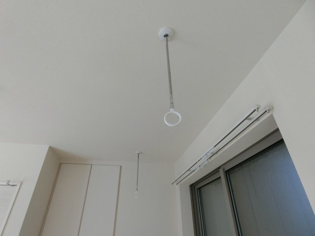 その他設備　室内物干し