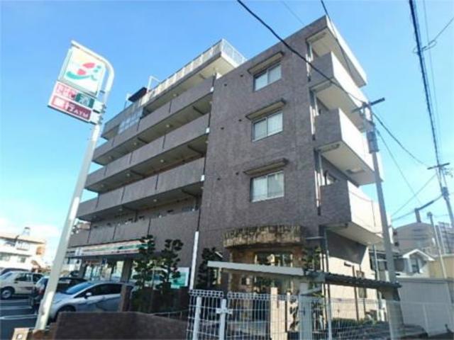 建物外観　１Ｆコンビニでお買い物にも便利