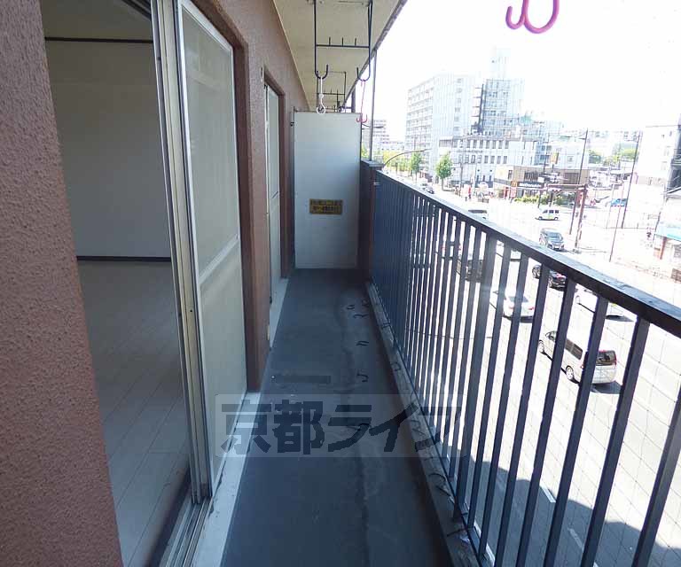 バルコニー　広々としています