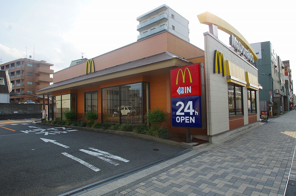 飲食店　マクドナルド「環八大鳥居店」（飲食店）まで436m