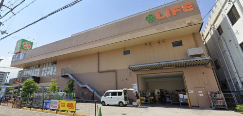 スーパー　ライフ西淡路店（スーパー）まで936m