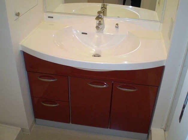 洗面設備　同タイプ別部屋のお写真です