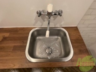 洗面設備　こちらのお部屋は洗面台がないのでこちらを撮影してみました