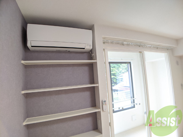 その他設備　エアコン付。ご入居の日から快適に過ごせますね。