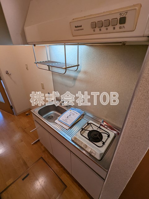 キッチン　1口ガスコンロ※別号室参考写真