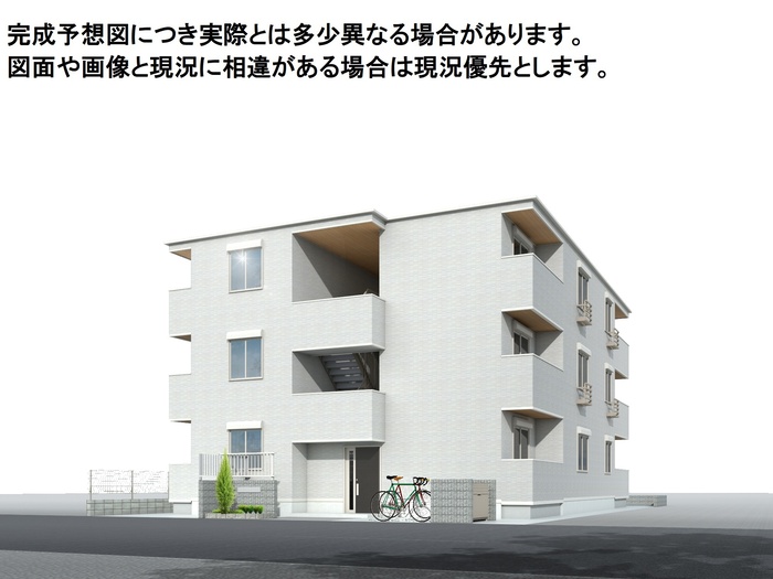 建物外観　2025年8月完成、新築物件