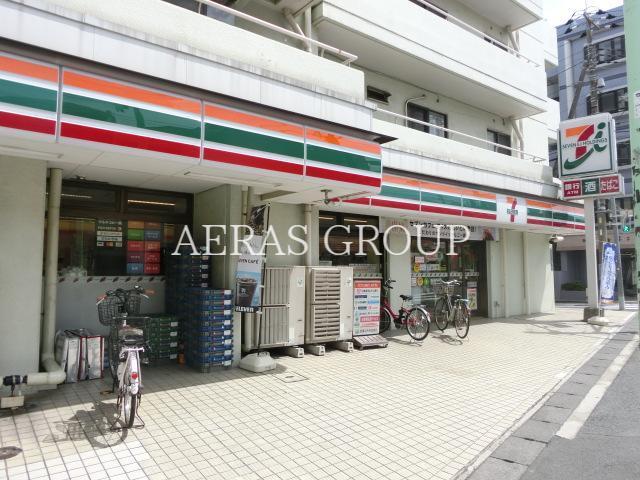 コンビニ　セブンイレブン長原店（コンビニ）まで163m