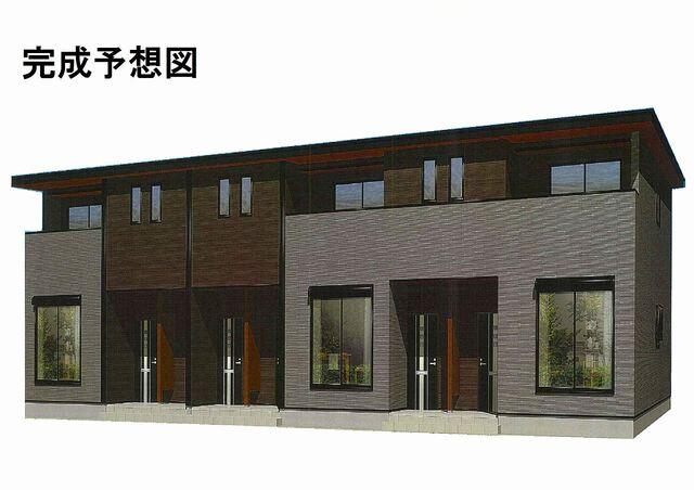 建物外観　エスポワールA　建物外観完成予想図