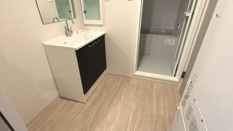 洗面設備　広々脱衣所♪