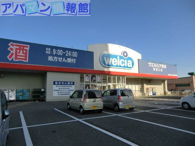 ドラックストア　ウエルシア薬局南笹口店（ドラッグストア）まで431m