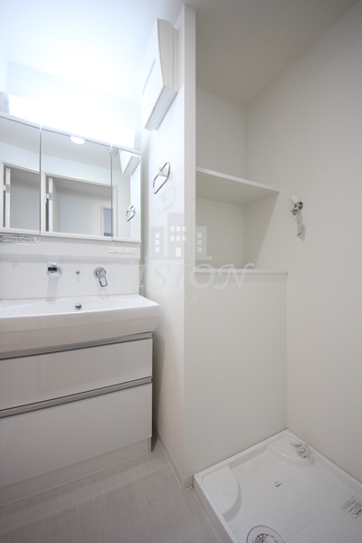 洗面設備　写真は別タイプのお部屋です。