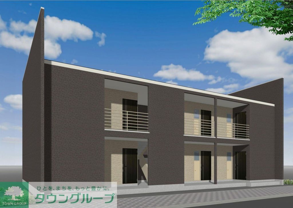 建物外観　本完成予想図はCGにより作成。（実物とは多少異なります）