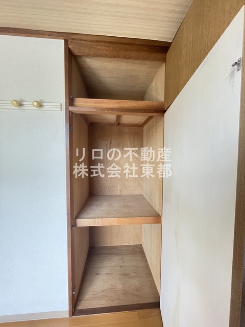 収納　奥行のある収納付です！増えがちな荷物をもスッキリ収納できます