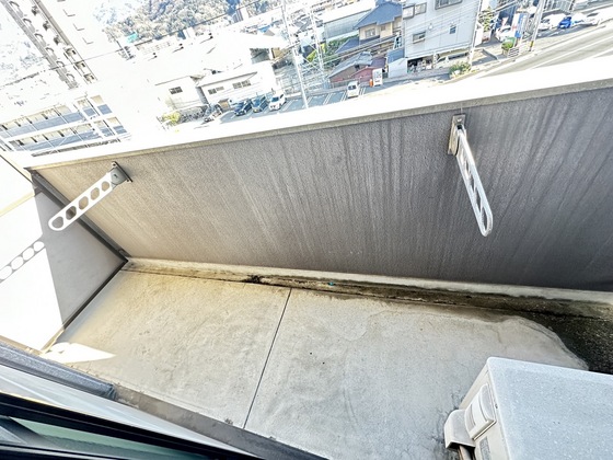 バルコニー　※別部屋の写真です