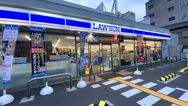 コンビニ　ローソン新町四丁目店（コンビニ）まで173m