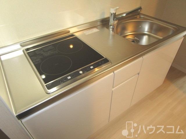 キッチン　憧れの２口システムキッチンです。