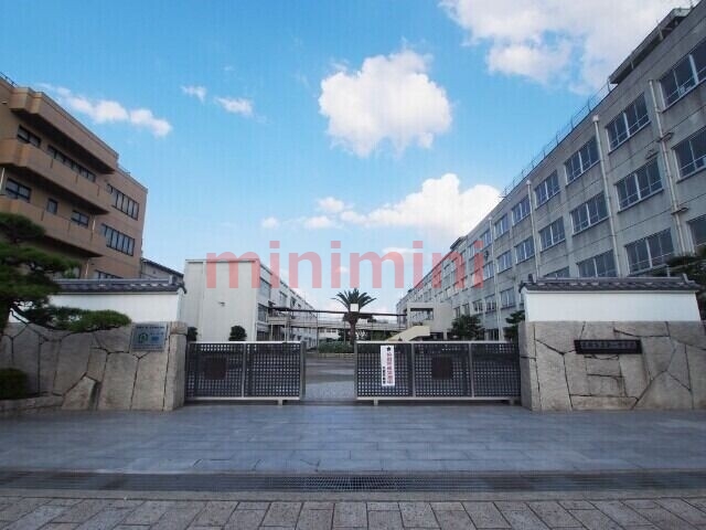 中学校　高槻市立第一中学校（中学校）まで278m
