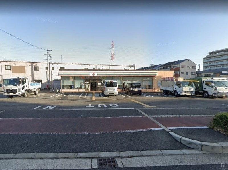 コンビニ　セブンイレブン大阪北島2丁目店（コンビニ）まで356m