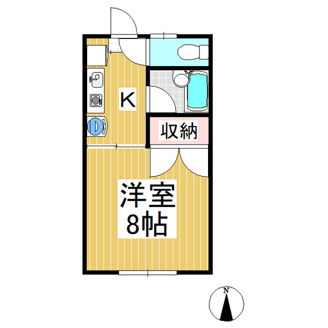シャトレーゼ下之郷の間取り写真
