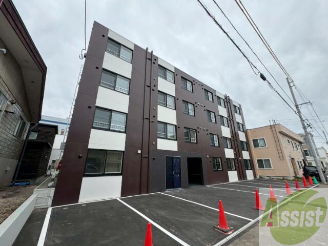 建物外観　完成予想パース　札幌市北区新川４条「リスペクト新川」
