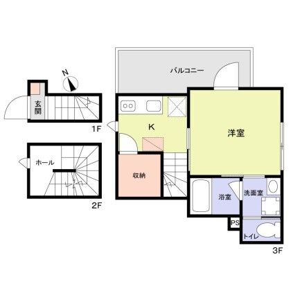 WoodCrest中延Residenceの間取り写真