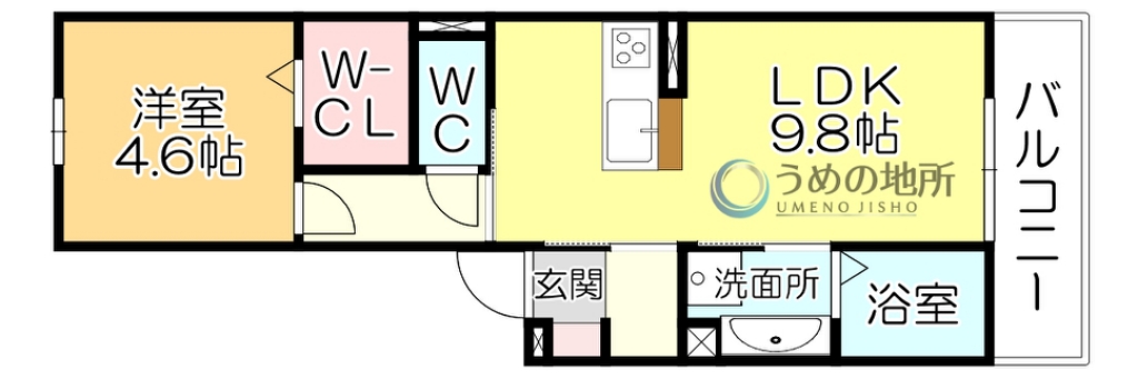 D-ROOM FIRST 大善寺駅前の間取り写真