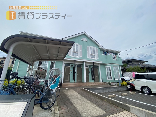 建物外観　さわやかブルーの外観です。