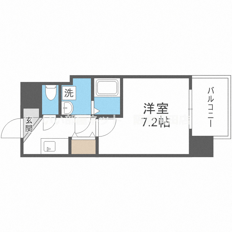BROAD 新うめきたRESIDENCEの間取り写真