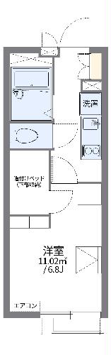 レオパレスフルマークの間取り写真