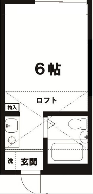 曳舟ヴィレッヂB館の間取り写真