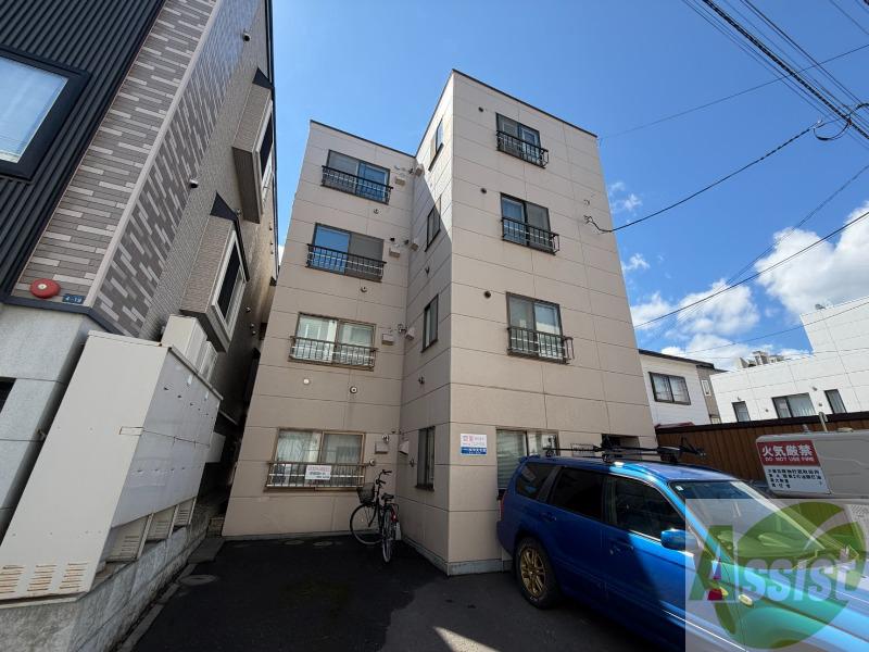 建物外観　札幌市西区西町北「サンハイム」