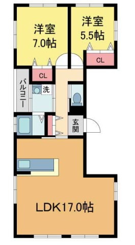 コモドココ夙川の間取り写真