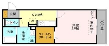 プレシャスガーネットの間取り写真