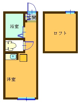 ユナイトアルテミス浅田の間取り