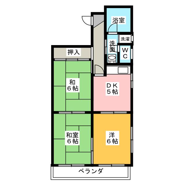 ニュータウン石田の間取り