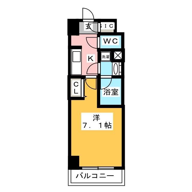 ルネフラッツ岐阜駅前の間取り