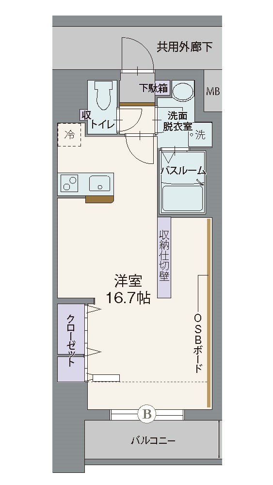 セルビシオの間取り