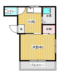 神宮Ｎコーポの間取り