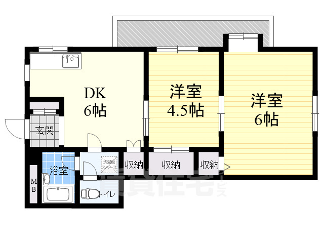 東洋ハイツの間取り