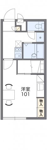 【レオパレスカーサ南風の間取り】