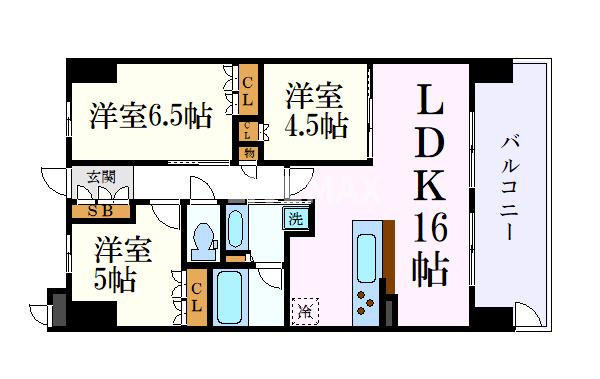 ラフィシア上前津の間取り